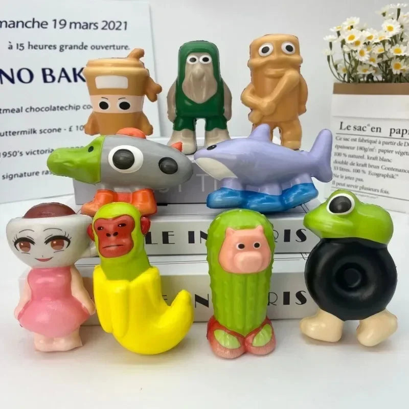 Zestaw Brainrot Squishy - Zestaw zabawek 9szt.