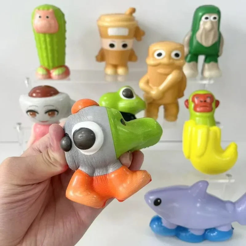 Zestaw Brainrot Squishy - Zestaw zabawek 9szt.