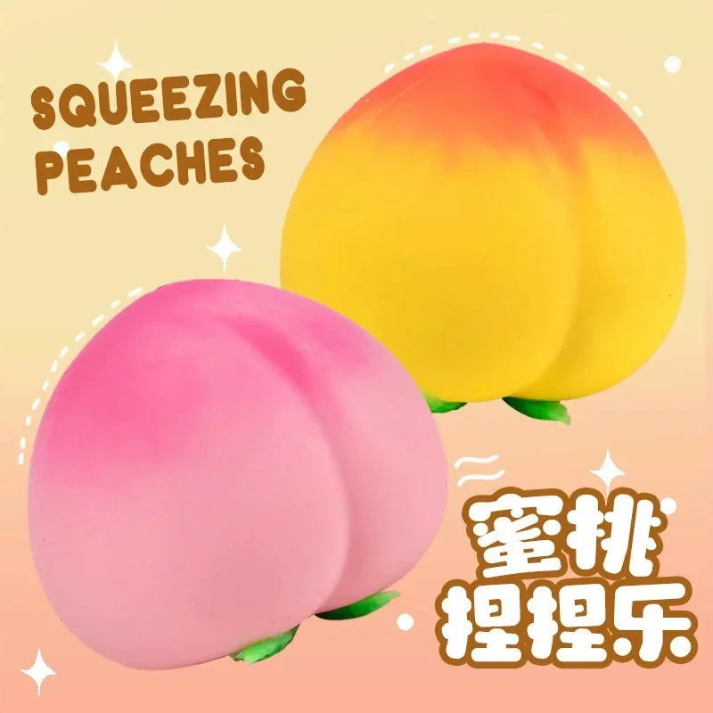Owoc Brzoskwini Squishy Zabawka Sensoryczna
